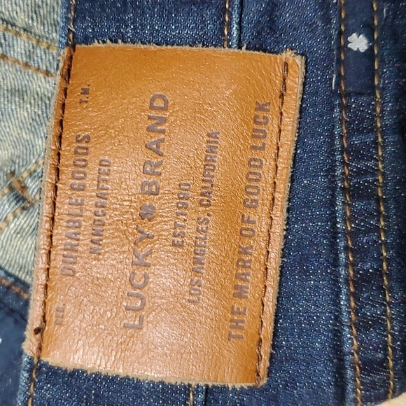 Lucky brand 221 straight medium wash denim jeans - Picture 8 of 12